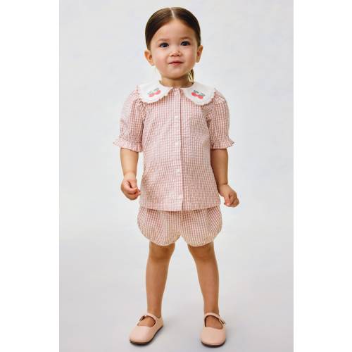 2-PIECE COTTON SEERSUCKER SET