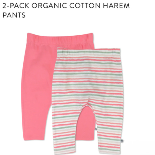 2-Pack Organic Cotton Harem Pants | Honest Baby Clothing