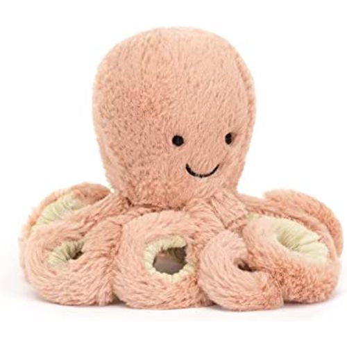 Jellycat Odell Octopus Stuffed Animal, Tiny, 6 inches