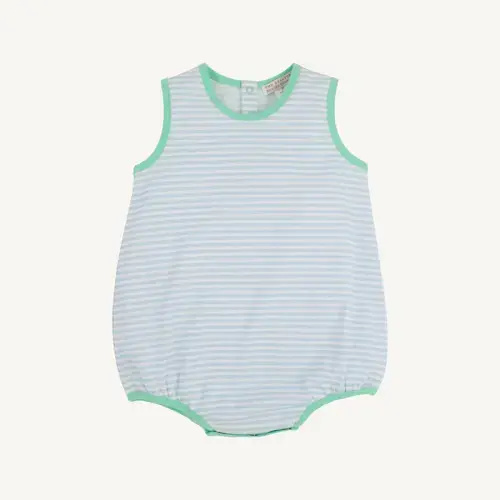 Patton Play Bubble - Buckhead Blue Stripe with Grace Bay Green