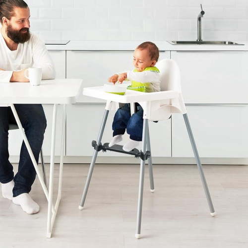 High Chair Footrest Non-Slip Foot Rest Height Adjustable Highchair Polypropylene Footstool