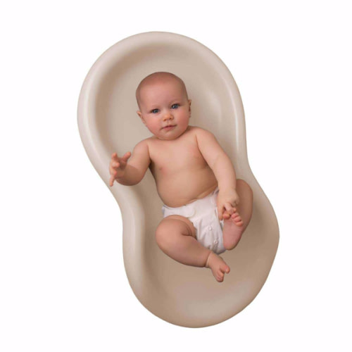 Keekaroo Peanut Changer Baby Vanilla– The Original Made in USA Easy-to-Clean Changing pad and The only Shell Over Foam, Fully Water Repellant