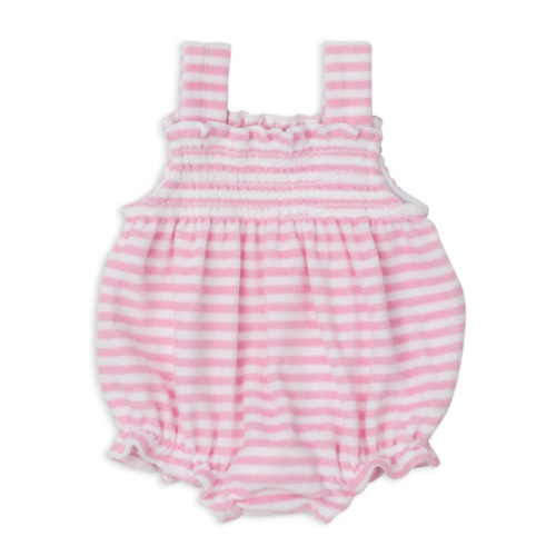 Girls' Striped Terry Bubble Romper - Baby