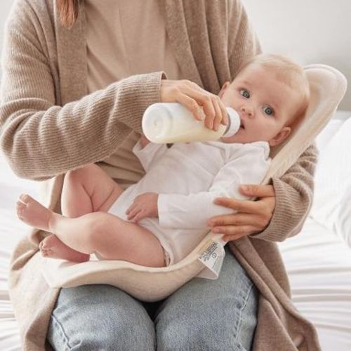 Alpremio Mesh & Organic Baby Bottle Feeding Care Seat Mesh & Organic Ivory