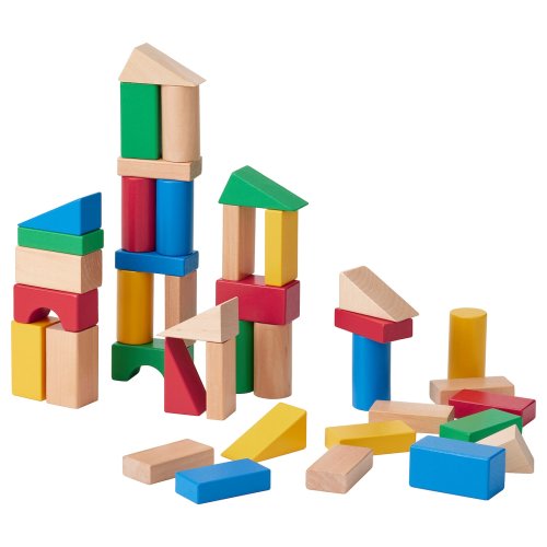 Wooden building block set
