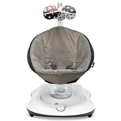 4moms RockaRoo Baby Rocker with Front to Back Gliding Motion, Graphite