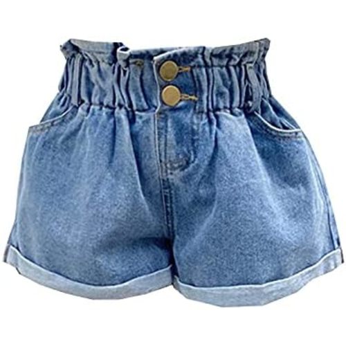 Toddler Baby Girls Casual Denim Shorts Summer High Waisted Jeans Short