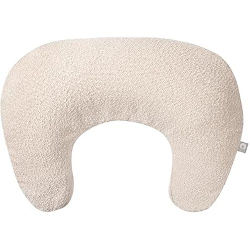 Boppy Nursing Pillow - Ergonomic Bottle & Breastfeeding Pillow with High, Firm, Large Area, Water-Repellent Cushion with Washable Cover; Baby Safety Alliance Verified - Oatmeal Boucle