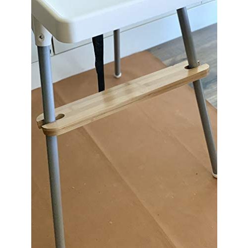 Highchair Footrest for IKEA Antilop Baby Highchair Natural Wood Bamboo Footrest (Natural)