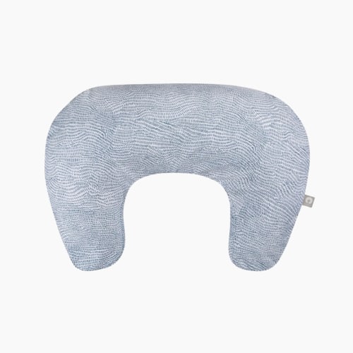 Boppy Nursing Pillow, Blue Speckled Current, Larger, More Supportive Pillow for Breastfeeding and Bottle Feeding; Firmer Fill, Higher Lift, Larger Area Than Original Nursing Pillow; JPMA Certified