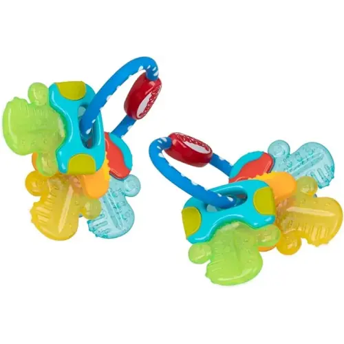 Nuby Ice Gel Teether Keys - 2 Pack Blue