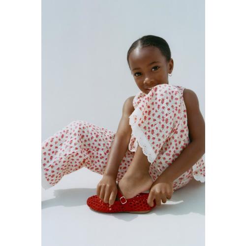 FLORAL CULOTTES - Red | ZARA United States
