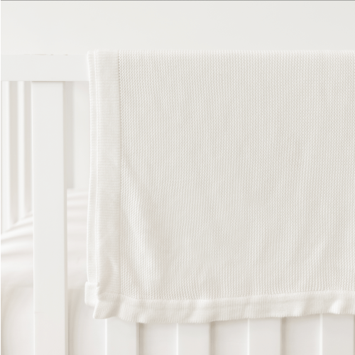 Cloud Knit Bamboo Baby Blanket | Cozy Earth