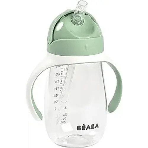 Beaba Straw Sippy Cup Sippy Cup with Removable Handles Sippy Cup with Straw  Baby Straw Cup