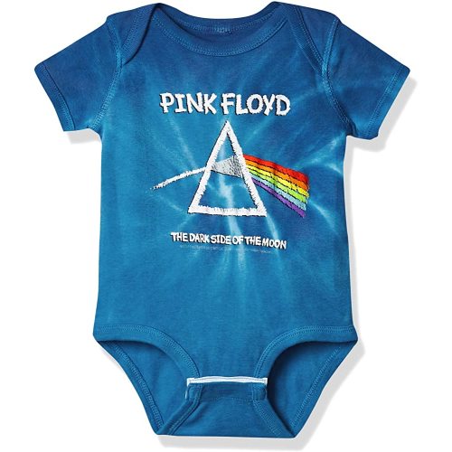 Liquid Blue baby-girls Pink Floyd Dark Side Chalk OnesieT-Shirt