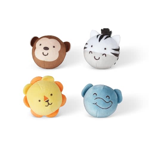 Melissa & Doug Rollables Safari Friends Infant and Toddler Toy (4 Pieces)