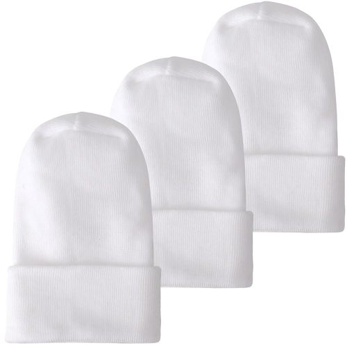 Newborn Baby Girl Hats Soft No Scratch Cotton Toddler Infant Beanie Caps Newborn Hospital Hat for Boy Girl 0-6 Months