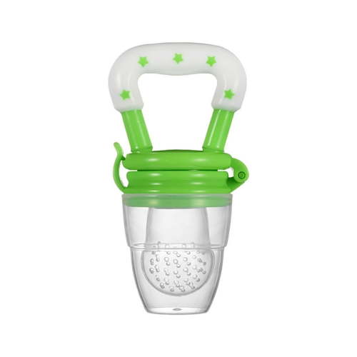 Ozmmyan Baby Fruit Feeder Pacifier, Fresh Food Feeding Teether for Toddler, BPA Free, Soothing Gum Relief, Infant Silicone Teething Toy, Suitable for Baby 6-12 Months