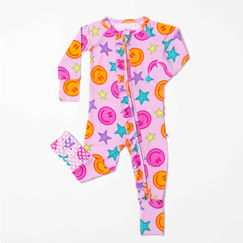Peachy Power Convertible Ruffle Romper
