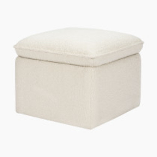 babyletto Cali Storage Ottoman - Ivory Boucle