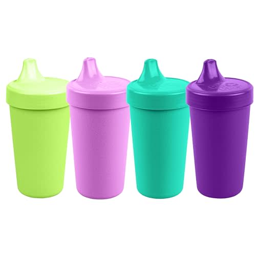 Nuby 3 Pack No-Spill Cup with Flex Straw - Neutral - 10 Ounce - 12+ Months