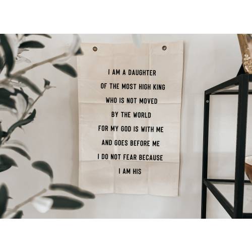 Daughter of the king, canvas banner