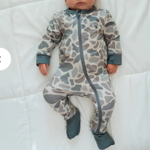 Baby Zip Up - Classic Deer Camo – BURLEBO