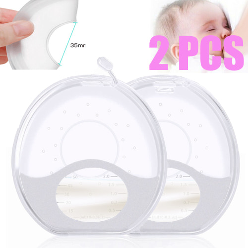 Milk Saver, Milk Catcher for Breastmilk, Shell to Collect Leaking Breastmilk, Collector Cup for Nursing & Breastfeeding, Saves up to 2 Ounces of Leaking Liquid Gold, Silicone-Free