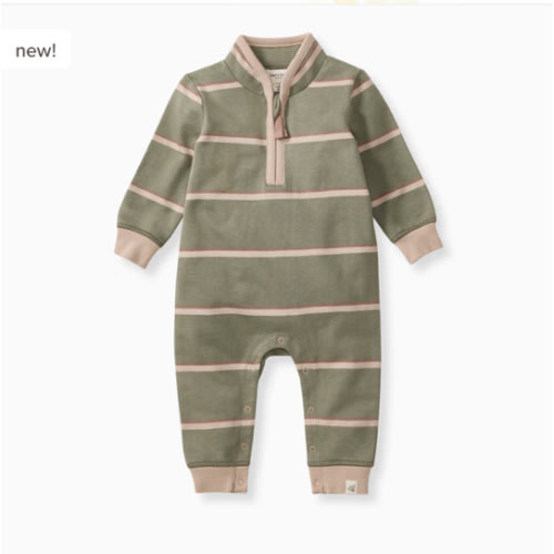 Holland Stripe Organic Baby Boy Jumpsuit - Tranquility – Burt's Bees Baby