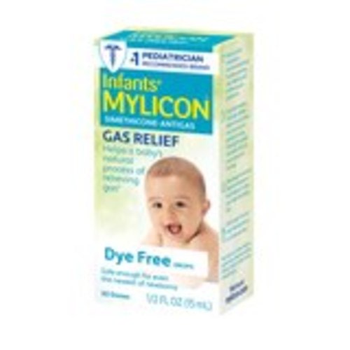 Mylicon Infant Gas Relief Drops Dye Free, .5 OZ