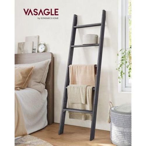 Blanket Ladder Decorative Farmhouse for The Living Room, 5-Tier Ladder Shelf, Ladder Rack for Storage and Decor