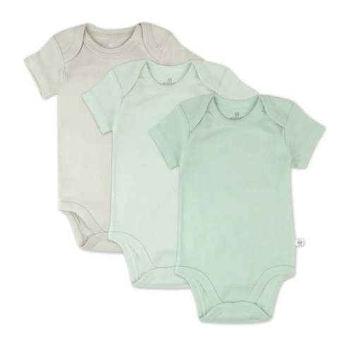 3-Pack Organic Cotton Short Sleeve Bodysuits | Honest Baby Clothing