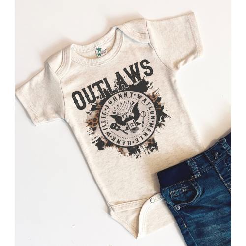 Baby Band Bodysuit Tee, Country Music Baby Tee Bodysuit, Western Baby Bodysuit, Country Music Band Baby, Outlaw Baby Tee, Country Music Baby