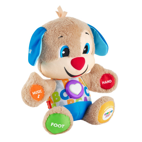 Fisher-Price Laugh & Learn Smart Stages Singing & Talking Puppy Plush Toy for Baby & Toddlers