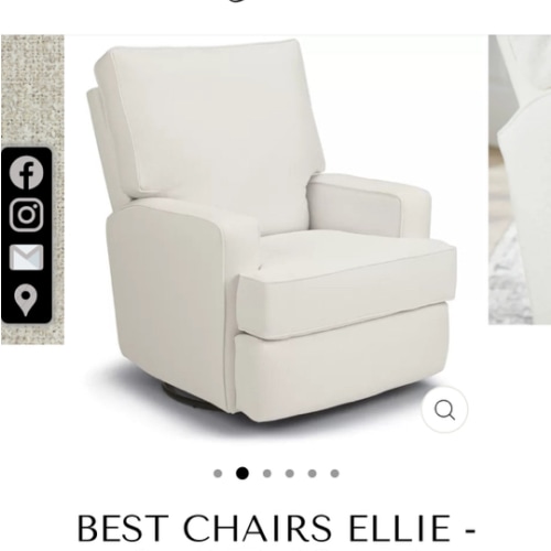 Best Chairs Ellie - Glider Power Recliner - 22527 Buff