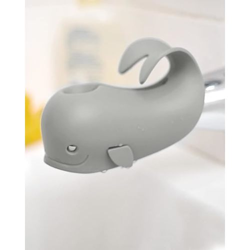 Skip Hop Baby Bath Spout Cover, Universal Fit, Moby, Grey