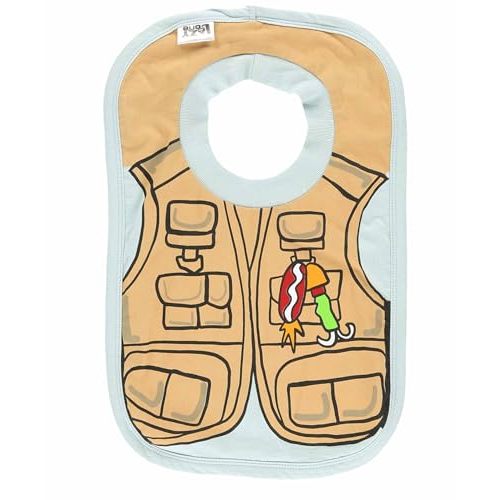 LazyOne Animal-Print Baby Bibs, Cute Baby Shower Gifts, One Size