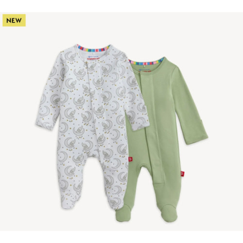Magnetic 2-Pack Footie 0-3M