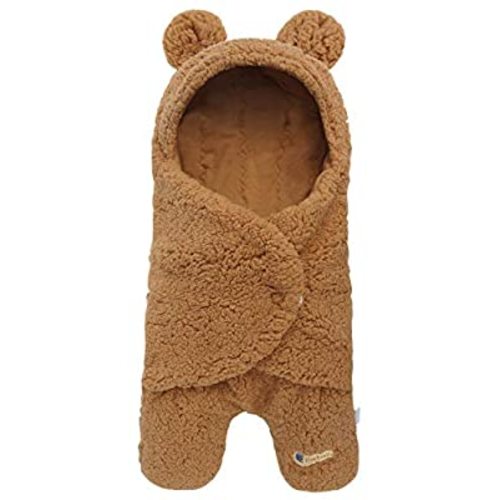 BlueSnail Newborn Receiving Blanket Baby Sleeping Wrap Swaddle(Brown)