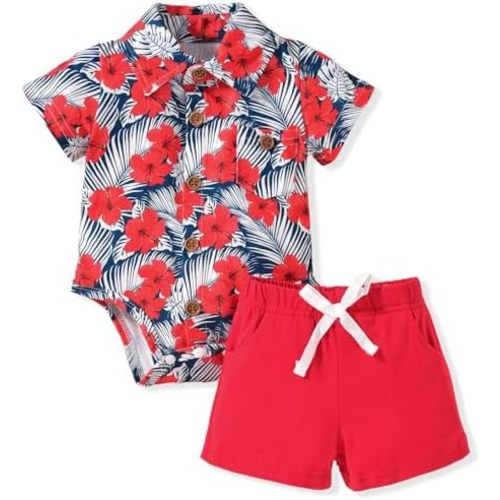 Baby Boy Hawaiian Outfit