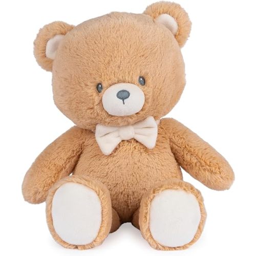 GUND Baby Sustainable Teddy Bear Plush, Stuffed Animal Made from Recycled Materials, Gift for Babies and Newborns, Brown, 13”