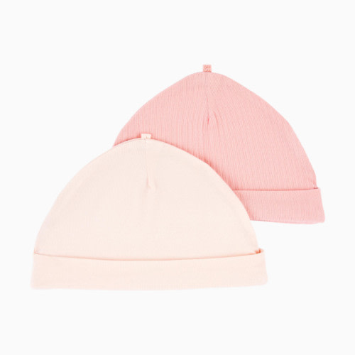 Carter's PurelySoft 2-Pack Caps - Light Pink, 0-3 M