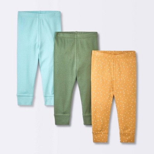 Baby Boys' 3pk Pants - Cloud Island™ Blue, Color: Brown, Size: 0-3M
