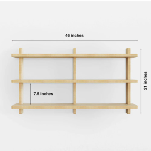 Wall Shelves, 3 shelves, 8”, 46”