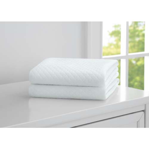 Fitted Bassinet Sheet Set, 2-Pack – Compatible with the Following Simmons Kids Bassinet: 25576