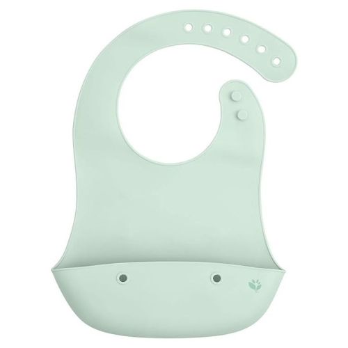 Green Sprouts Baby/Toddler Silicone Scoop Bib - Light Sage