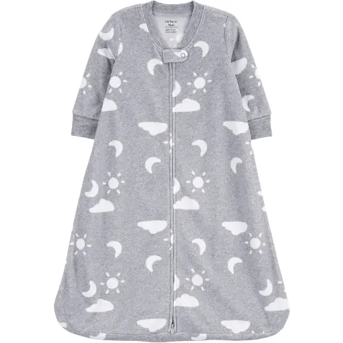 Carter's Unisex Baby Sleep Bag, (Grey Clouds, 6-9 Months)