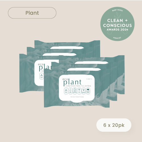 Luvme Haleco Eco Plant Wipes 20 Pack - 100% Biodegradable - Luvme