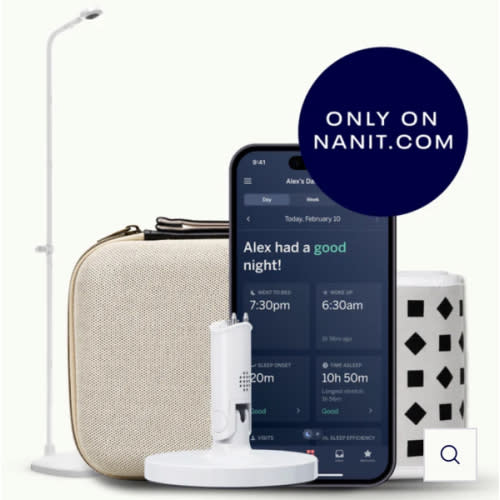 Nanit Pro Smart Baby Monitor & Floor Stand with travel case and Flex Stand - The Best Selling Camera Bundle