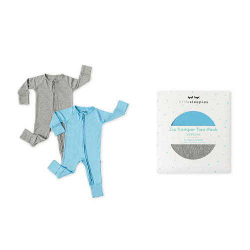 Solid Zippy Two-Pack Gift Box - Little Sleepies